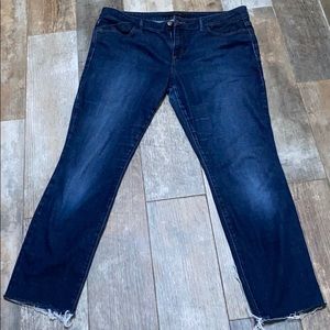 Joe’s Jeans fringe cuff Size 10